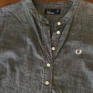 Fred Perry Chambray Denim Dress Size 8